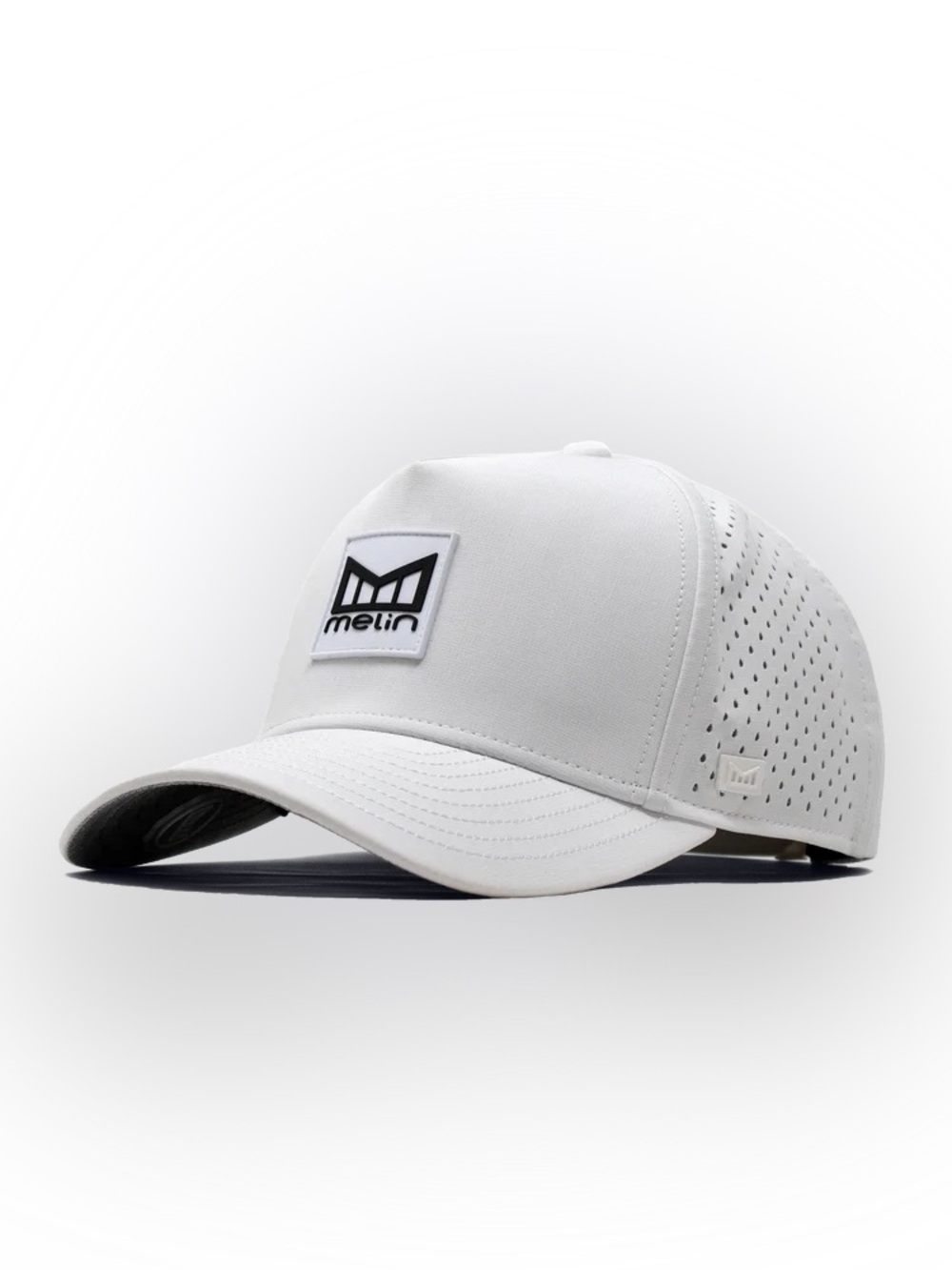Melin Odysea Stacked Hydro Performance Snapback, White - Small
